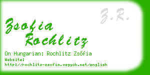 zsofia rochlitz business card